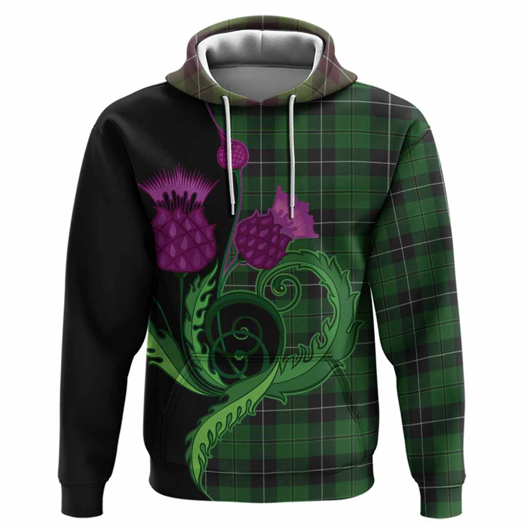 Raeside Tartan Hoodie Traditional Scottish Thistle