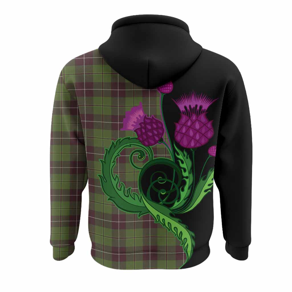Raeside Tartan Hoodie Traditional Scottish Thistle