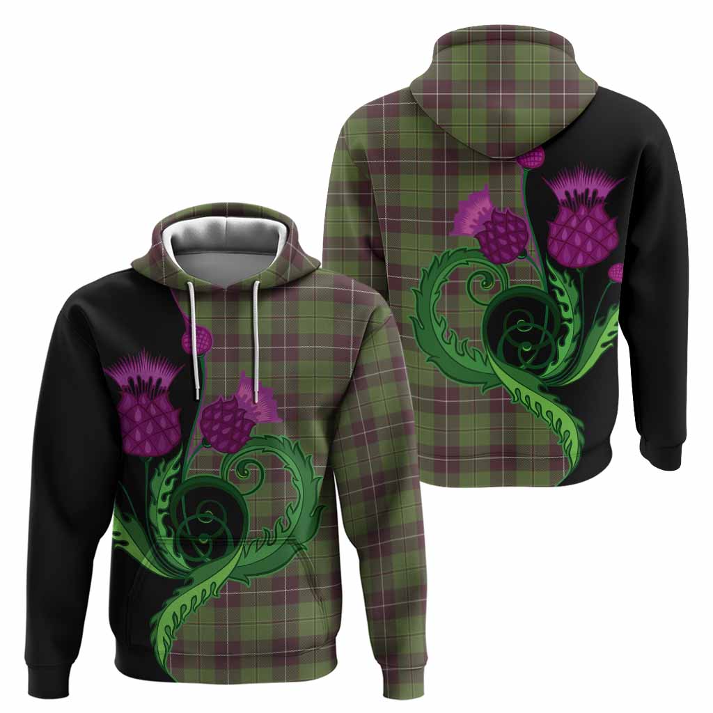 Raeside Tartan Hoodie Traditional Scottish Thistle