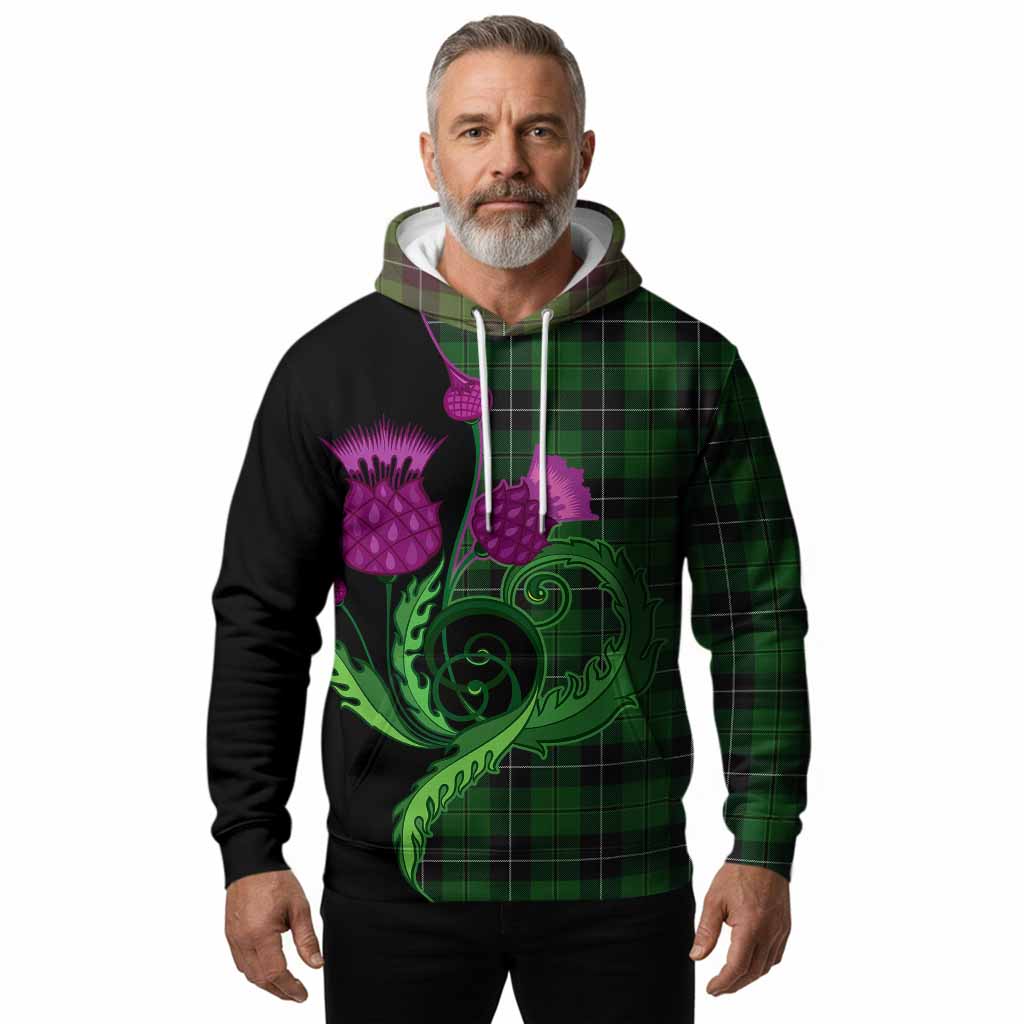 Raeside Tartan Hoodie Traditional Scottish Thistle