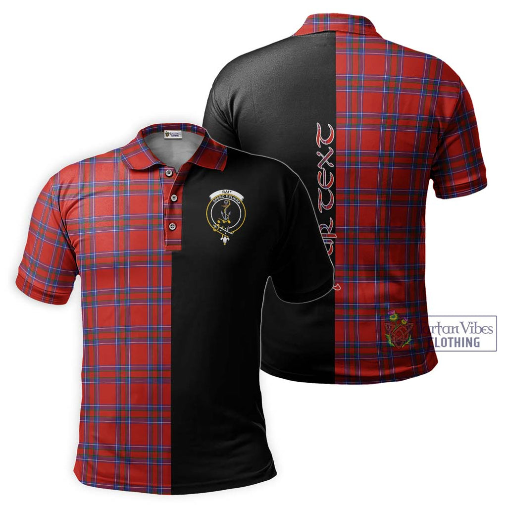 Rait Tartan Polo Shirt with Family Crest and Half Of Me Style Kid - Tartanvibesclothing Shop