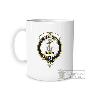 Rait Family Crest Ceramic Mug One Size 11oz size - 2D-tartanvibesclothing