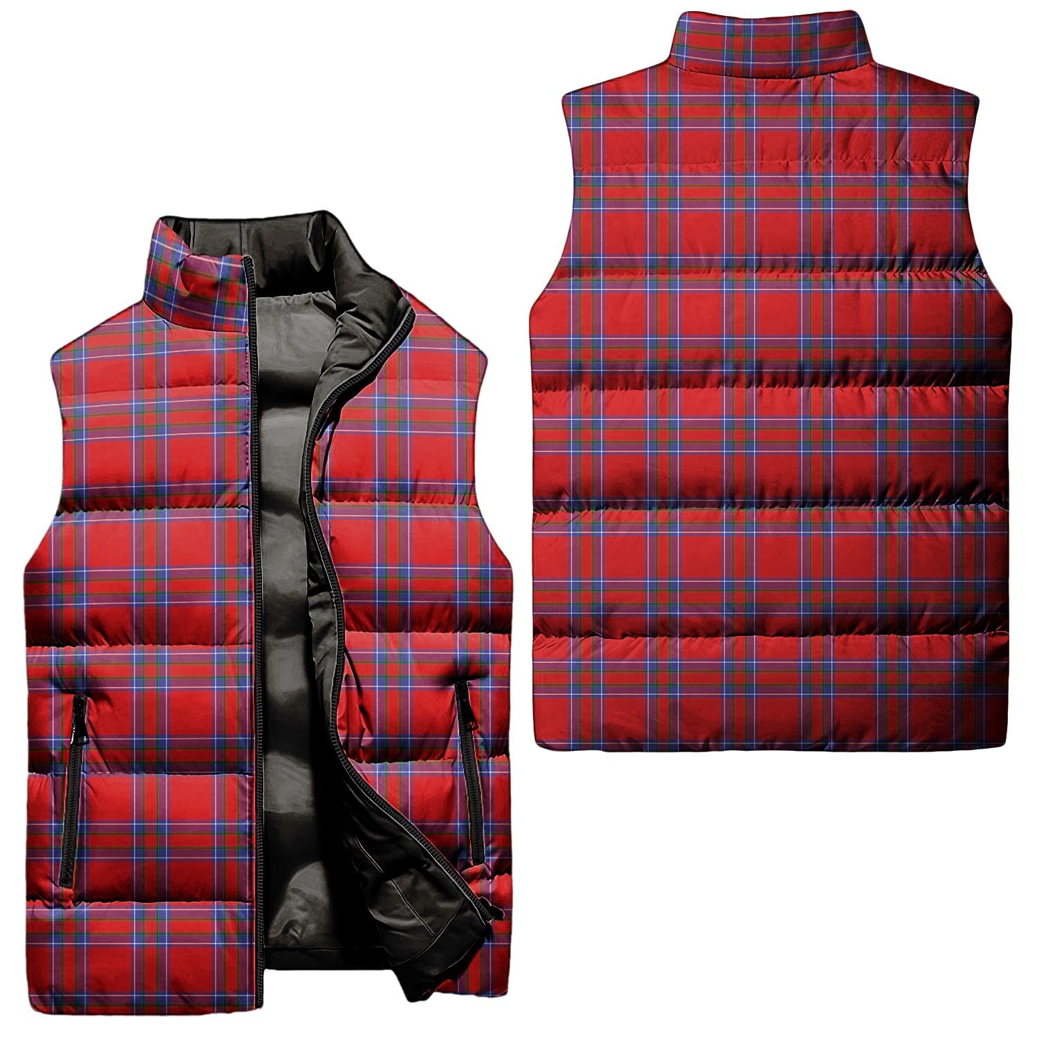 Rait Tartan Sleeveless Puffer Jacket Unisex - Tartanvibesclothing