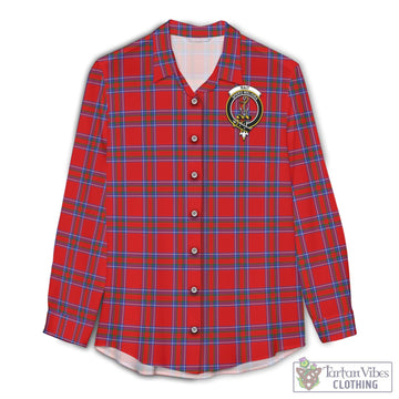 Tartan Vibes Clothing Rait Tartan Womens Casual Shirt with Family Crest