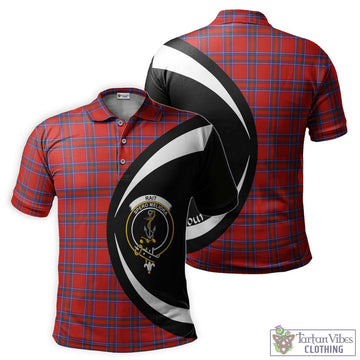 Rait Tartan Men's Polo Shirt with Family Crest Circle Style Kid - Tartan Vibes Clothing