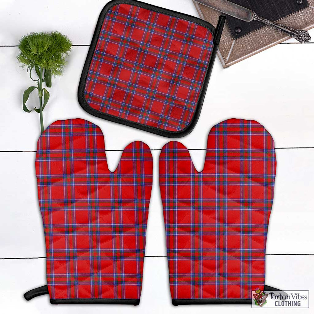 Rait Tartan Combo Oven Mitt & Pot-Holder Combo 1 Oven Mitt & 1 Pot-Holder Black - Tartan Vibes Clothing
