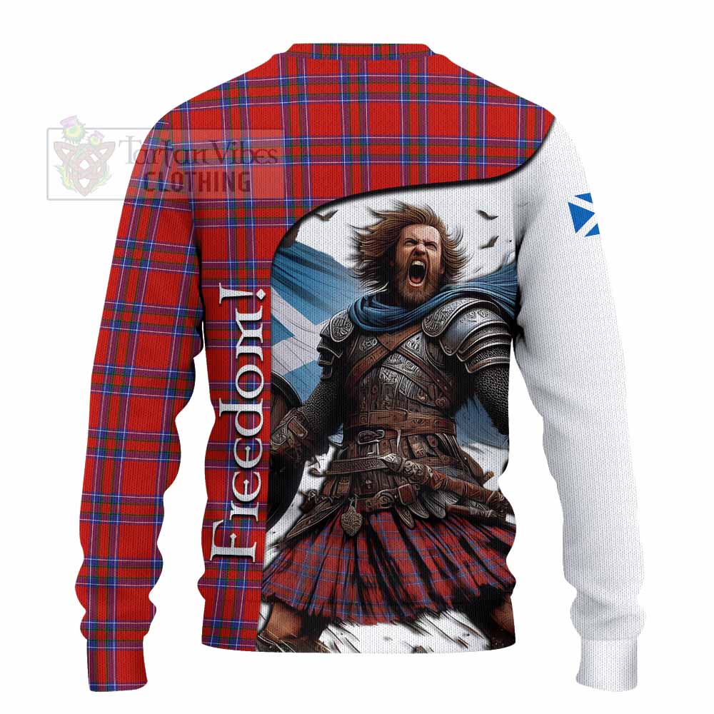 Rait Crest Tartan Knitted Sweater Inspired by the Freedom of Scottish Warrior - Tartan Vibes Clothing