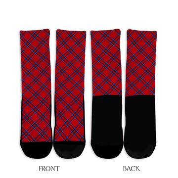 Rait Tartan Crew Socks Cross Style