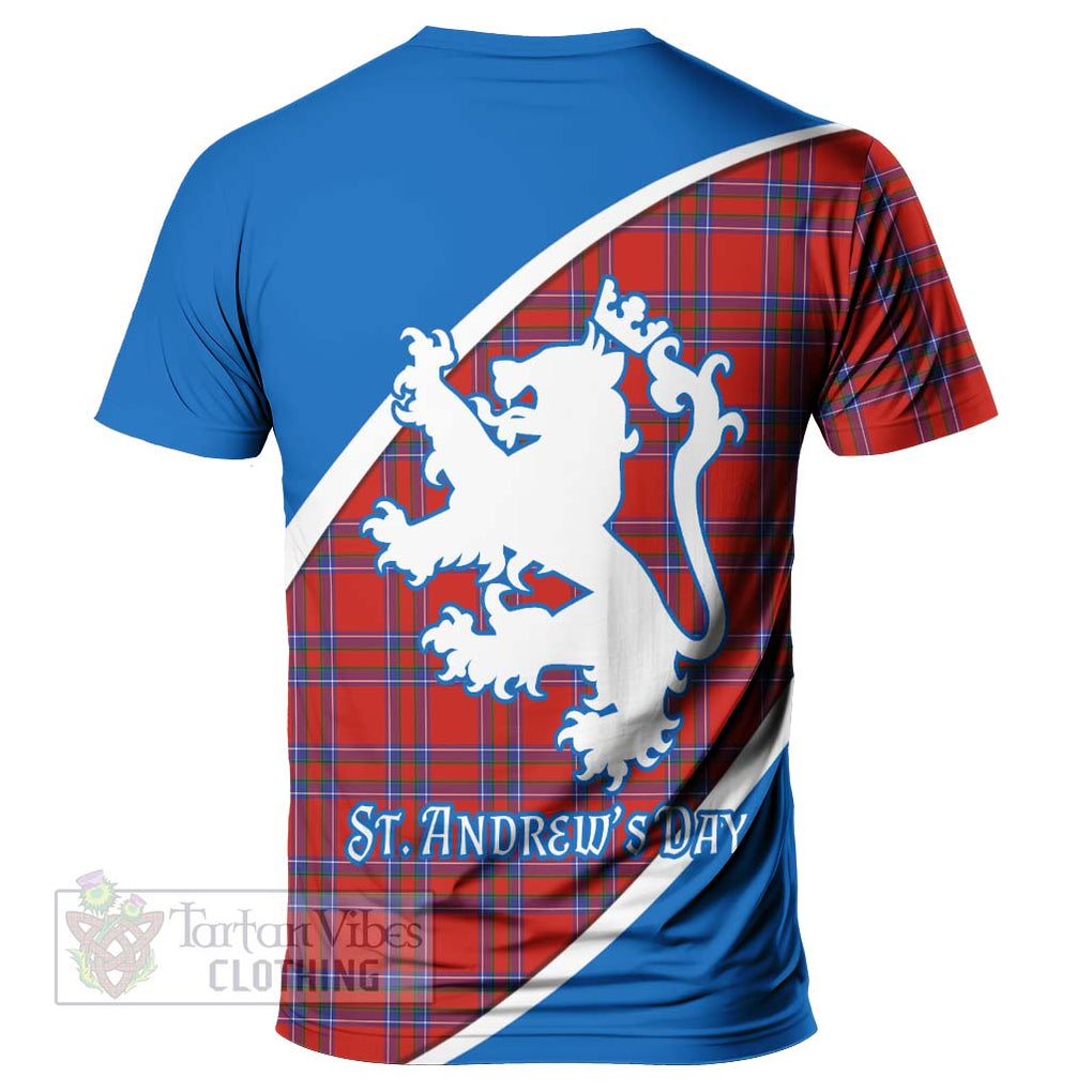 Tartan Vibes Clothing Rait Family Crest Tartan T-Shirt Celebrate Saint Andrew's Day in Style