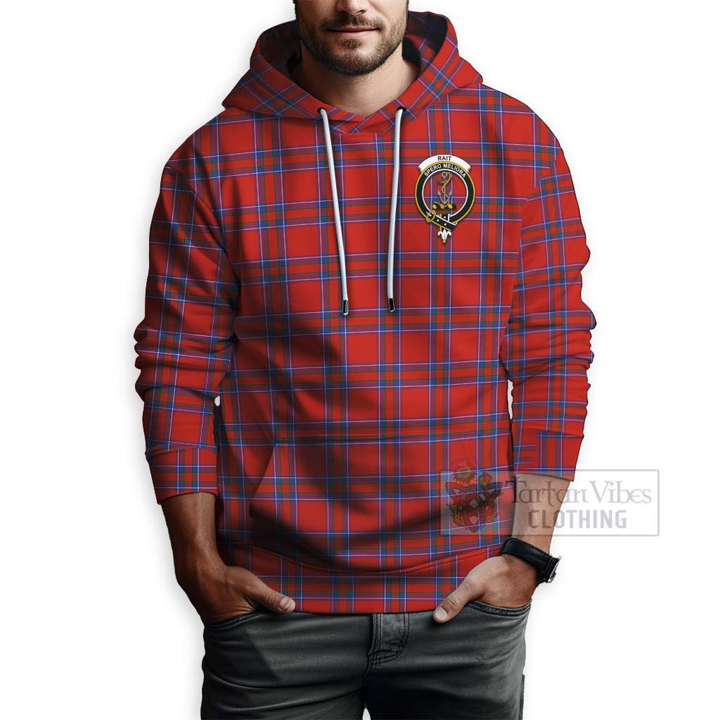 Rait Tartan Hoodie with Family Crest Celtic Skull Style - Tartan Vibes Clothing