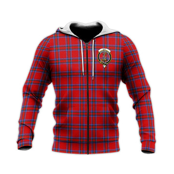 Rait Tartan Knitted Hoodie with Family Crest