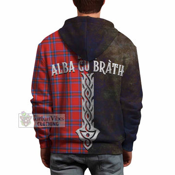 Rait Tartan Family Crest Hoodie Alba Gu Brath Be Brave Lion Ancient Style