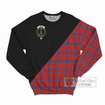 Rait Tartan Sweatshirt with Family Crest and Military Logo Style