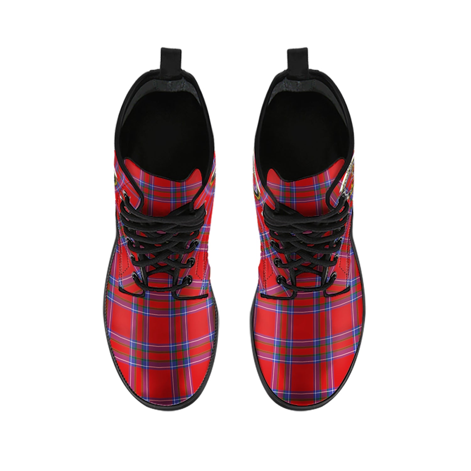 rait-tartan-leather-boots-with-family-crest