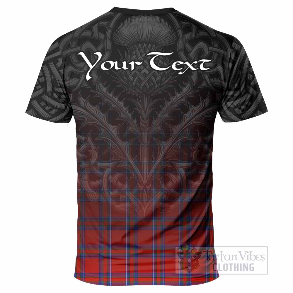 Tartan Vibes Clothing Rait Tartan T-Shirt with Family Crest Celtic Thistle Vibes