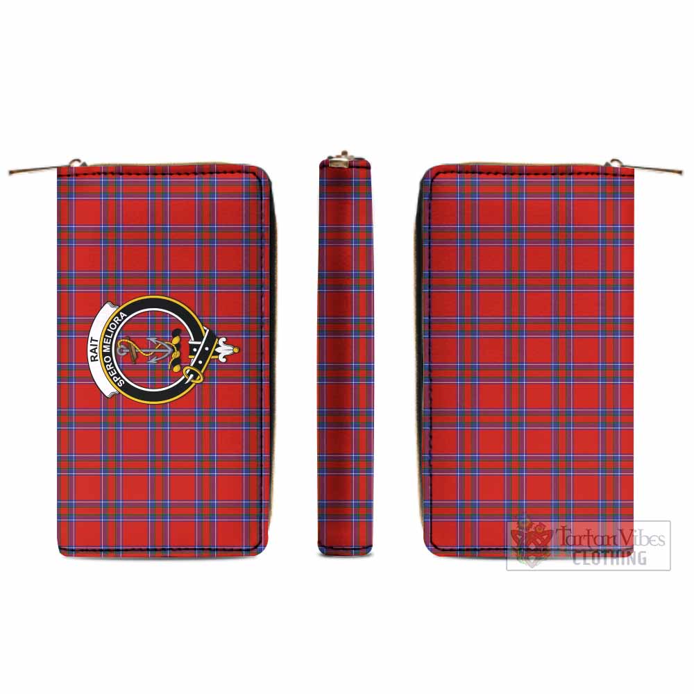 Tartan Vibes Clothing Rait Tartan Women's Leather Wallet with Family Crest