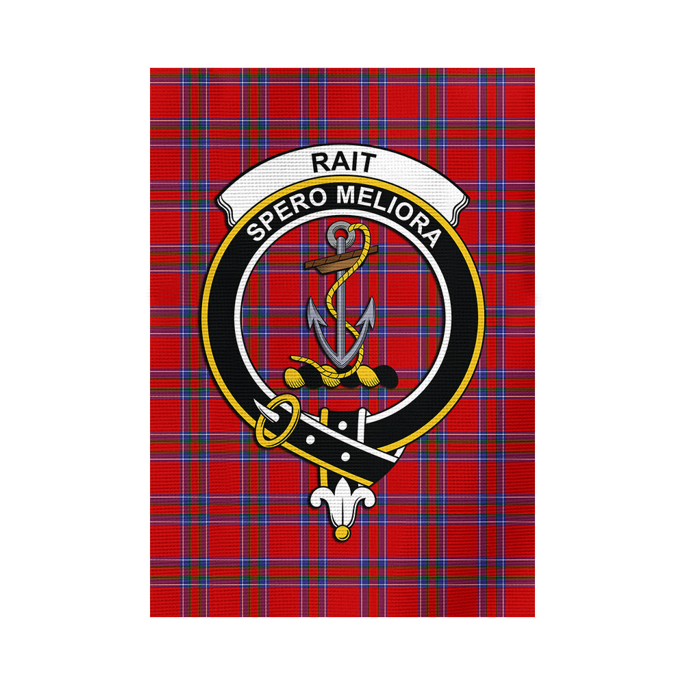Rait Tartan Flag with Family Crest - Tartan Vibes Clothing
