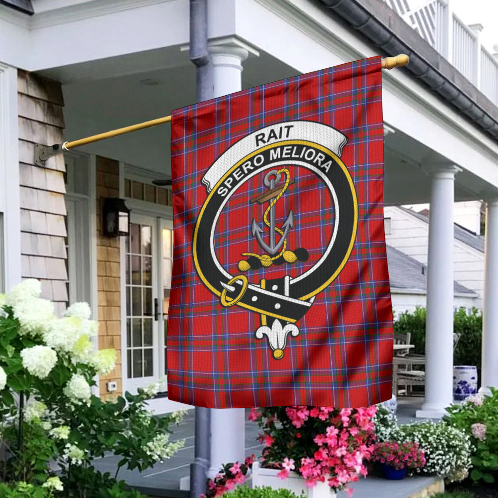 Rait Tartan Flag with Family Crest - Tartan Vibes Clothing