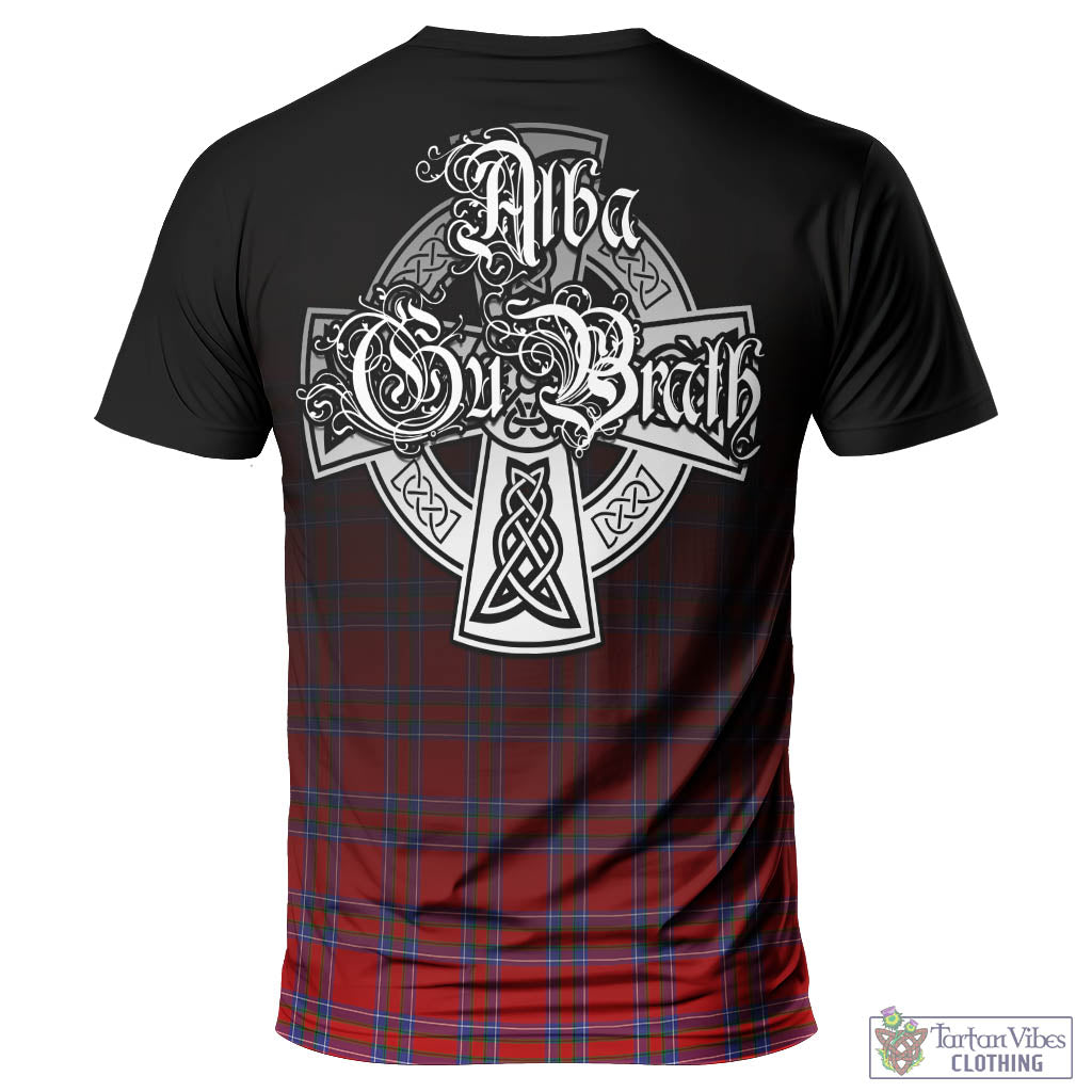 Tartan Vibes Clothing Rait Tartan T-Shirt Featuring Alba Gu Brath Family Crest Celtic Inspired