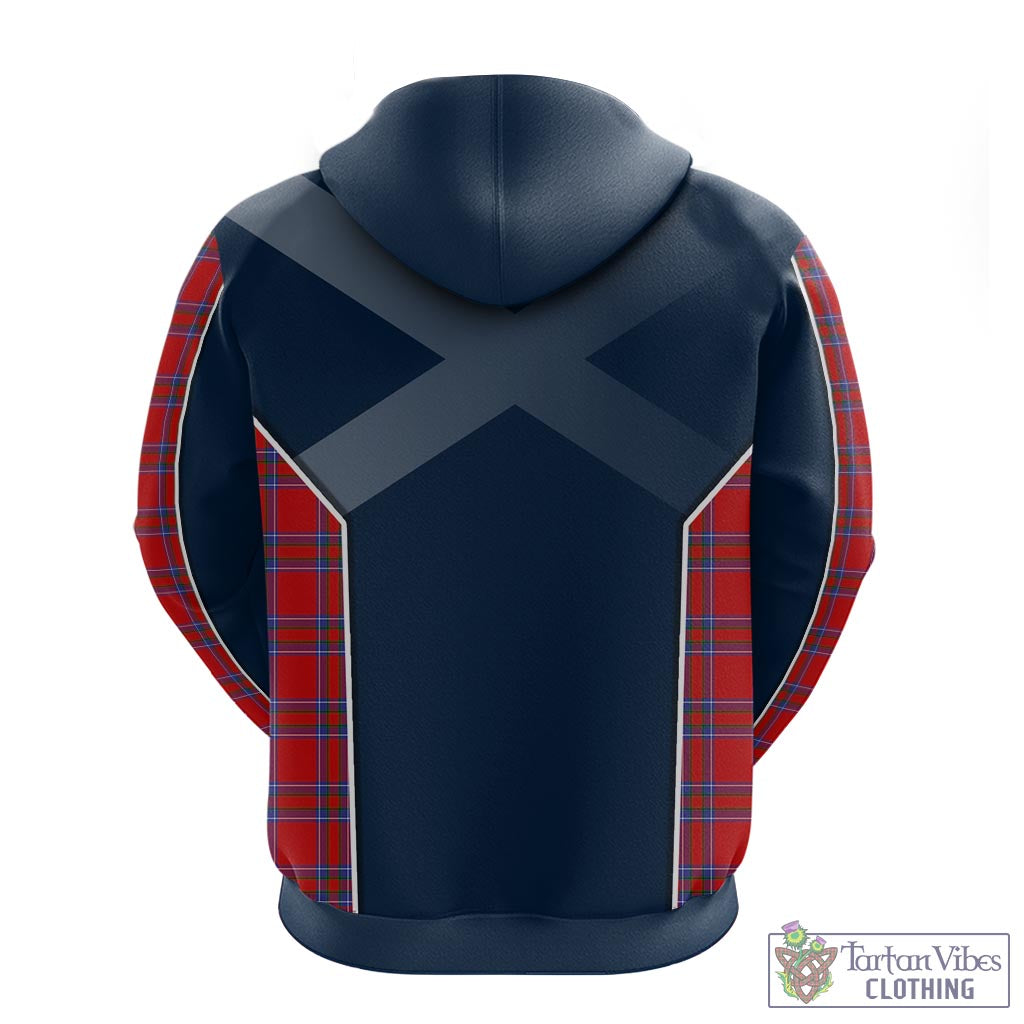Tartan Vibes Clothing Rait Tartan Hoodie with Family Crest and Lion Rampant Vibes Sport Style