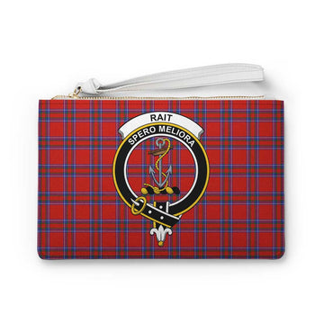Tartan Vibes Clothing Rait Family Crest Tartan Clutch Bag