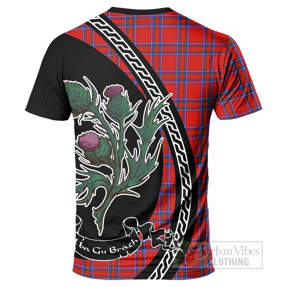 Rait Family Crest Tartan T-Shirt Alba Thistle Inspired - Tartan Vibes Clothing