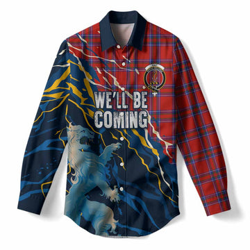 Rait Scotland Tartan Women Casual Shirt WC2026 Football - We'll Be Coming