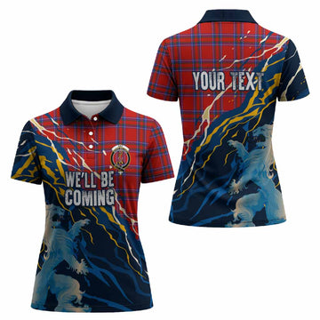 Rait Scotland Tartan Women Polo Shirt WC2026 Football - We'll Be Coming