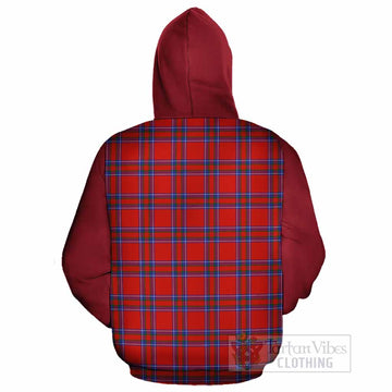 Rait Tartan Accent Cotton Hoodie with Family Crest
