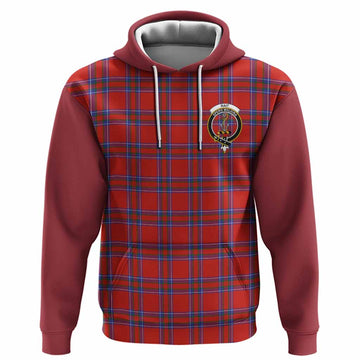 Rait Tartan Accent Hoodie with Family Crest
