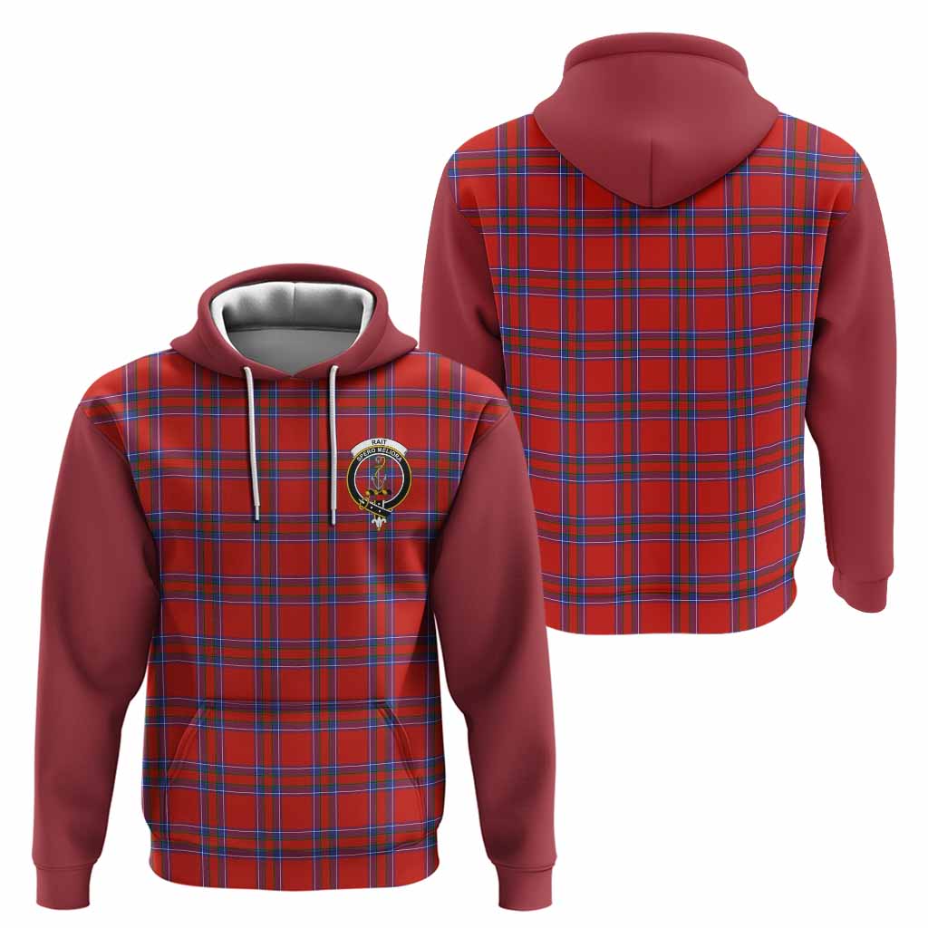 Rait Tartan Accent Hoodie with Family Crest