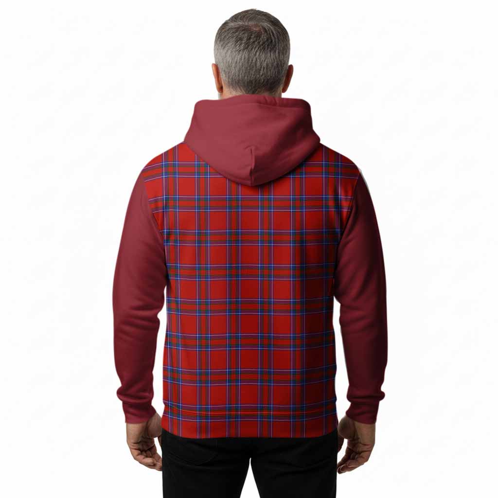 Rait Tartan Accent Hoodie with Family Crest