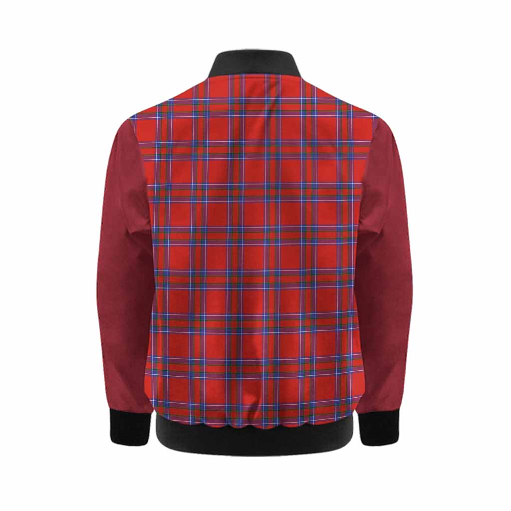Rait Tartan Accent Kid Bomber Jacket with Family Crest