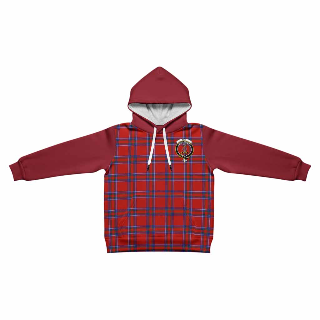 Rait Tartan Accent Kid Hoodie with Family Crest
