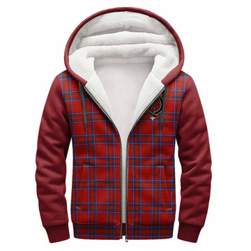 Rait Tartan Accent Sherpa Hoodie with Family Crest