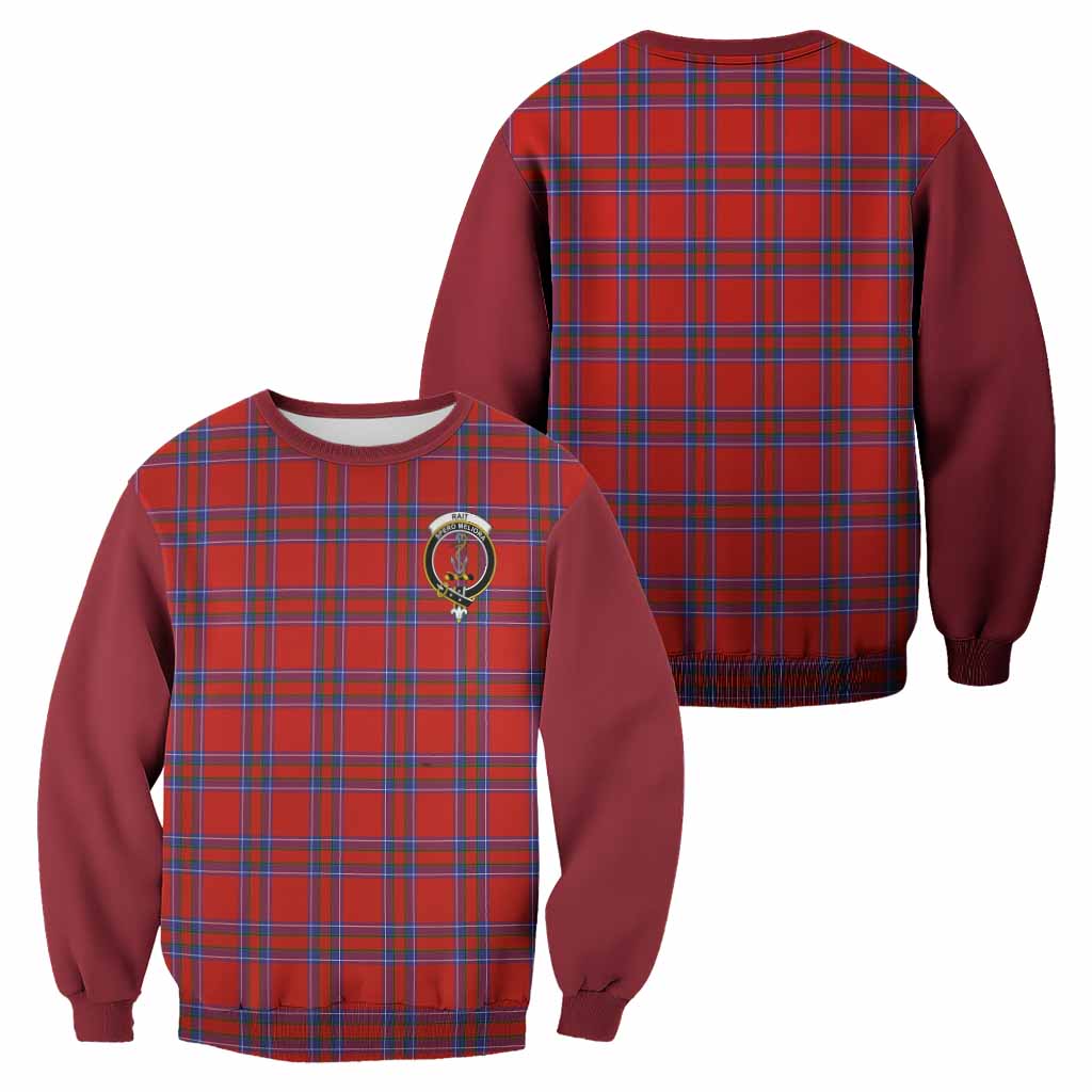 Rait Tartan Accent Sweatshirt with Family Crest