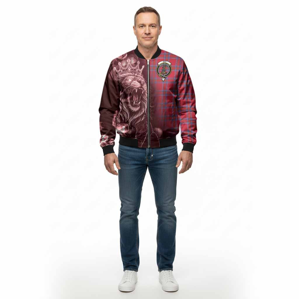 Rait Tartan Bomber Jacket Roaring Lion Heritage