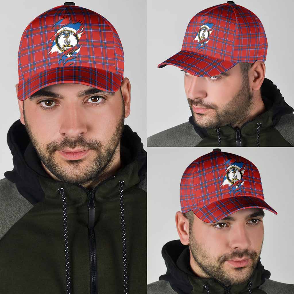 Rait Tartan Classic Cap with Family Crest In Me Style