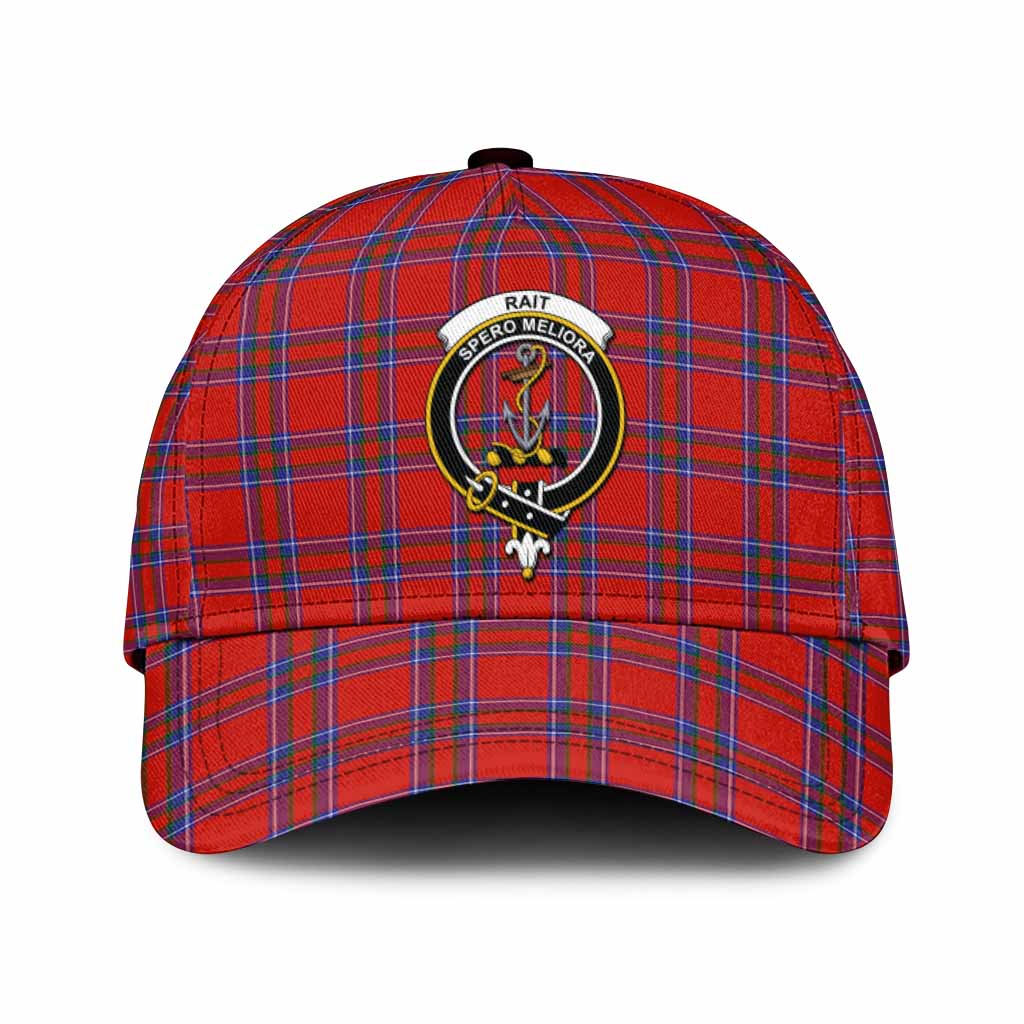 Rait Tartan Classic Cap with Family Crest