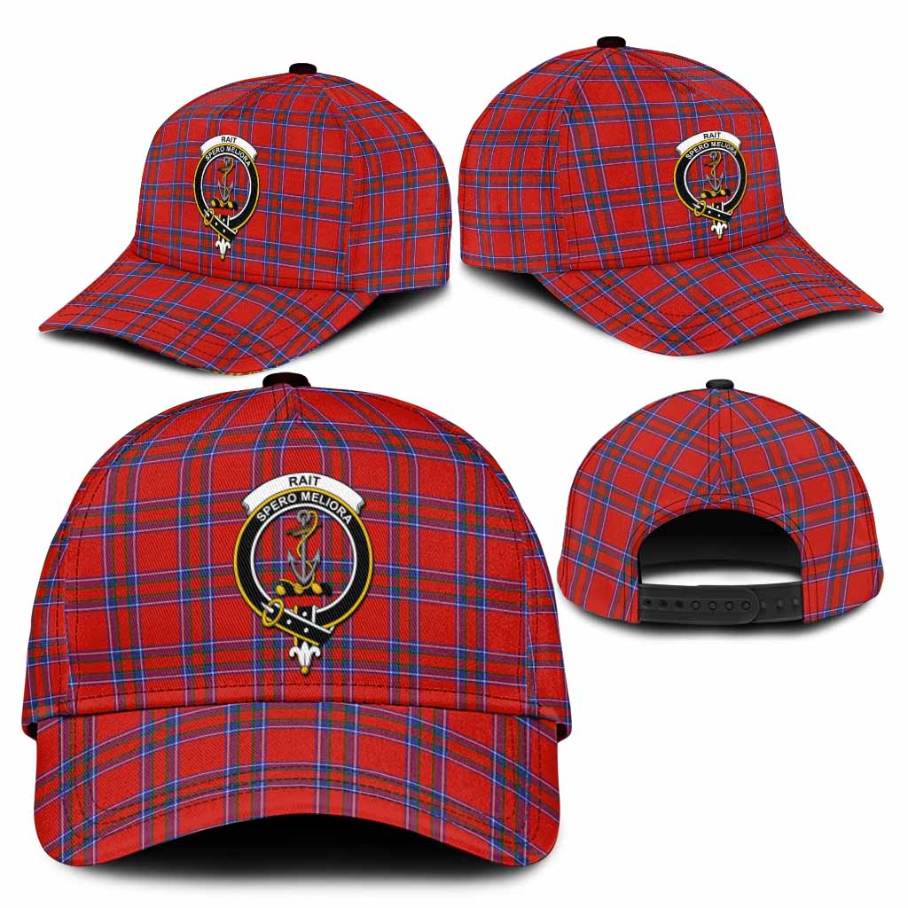 Rait Tartan Classic Cap with Family Crest