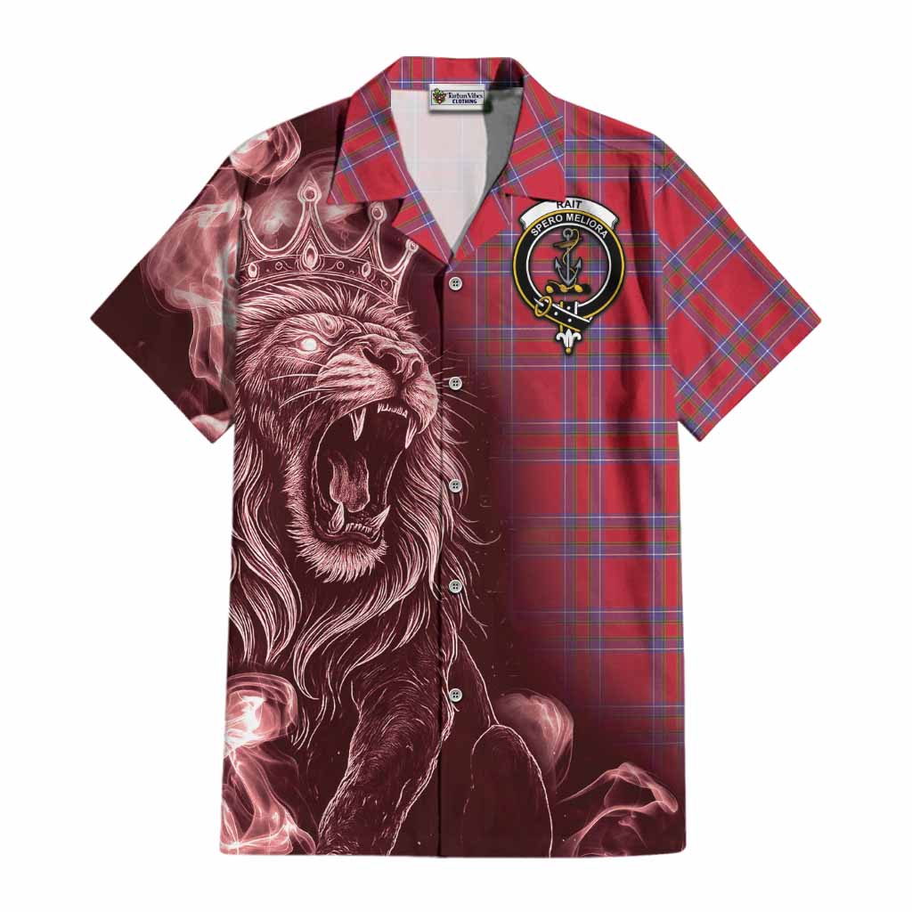Rait Tartan Cotton Hawaiian Shirt Roaring Lion Heritage