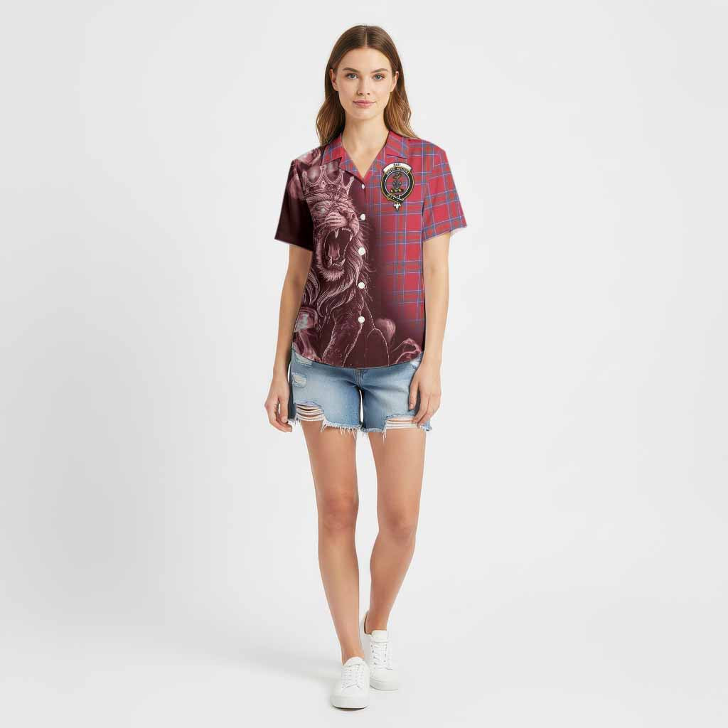 Rait Tartan Cotton Hawaiian Shirt Roaring Lion Heritage