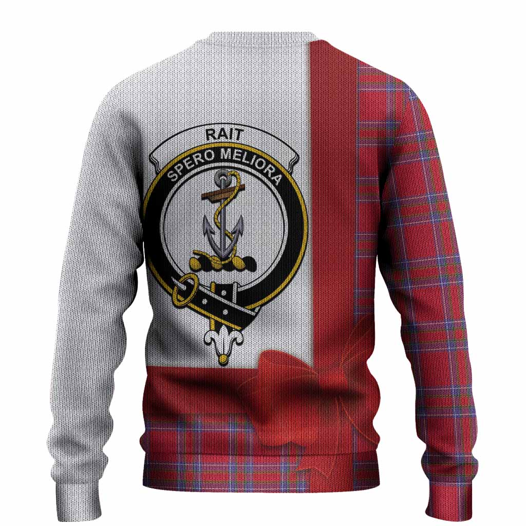 Rait Tartan Crest Christmas Christmas Ugly Sweater Highland Cow Bagpipes Coquette Bow Style
