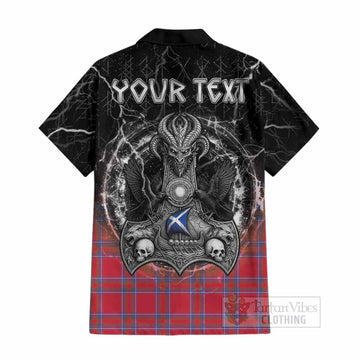 Rait Tartan Crest Cotton Hawaiian Shirt Celtic Odin's Raven Legacy