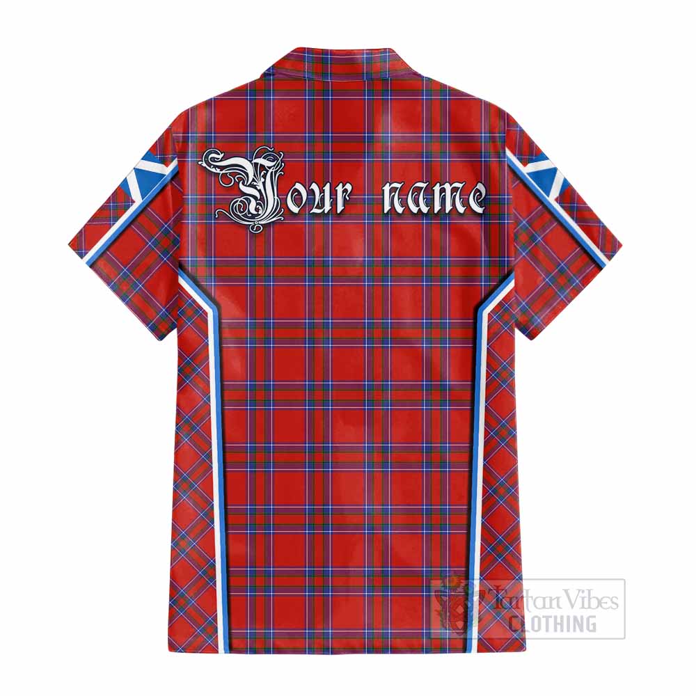 Rait Tartan Crest Cotton Hawaiian Shirt Scotland Coat of Arm Flag Style - Tartan Vibes Clothing
