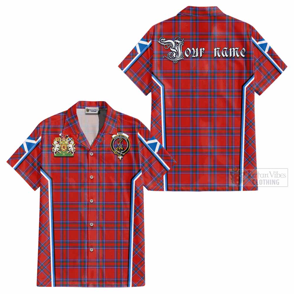 Rait Tartan Crest Cotton Hawaiian Shirt Scotland Coat of Arm Flag Style - Tartan Vibes Clothing