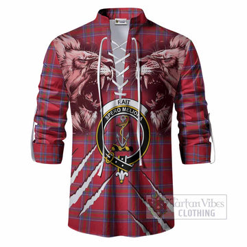 Rait Tartan Crest Ghillie Shirt Ferocious Lion Style
