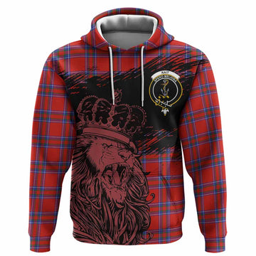 Rait Tartan Crest Hoodie Crowned Lion Heritage Style