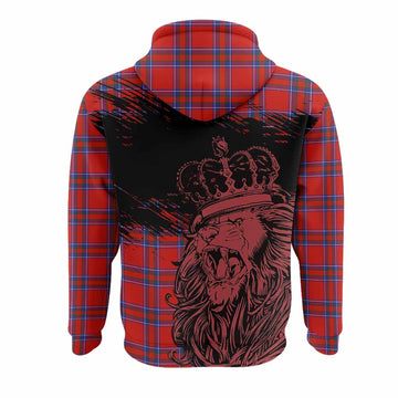 Rait Tartan Crest Hoodie Crowned Lion Heritage Style
