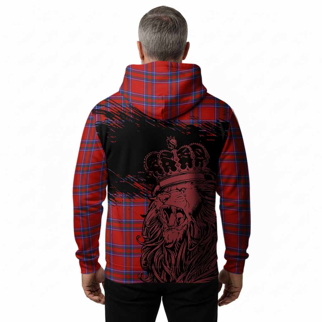 Rait Tartan Crest Hoodie Crowned Lion Heritage Style